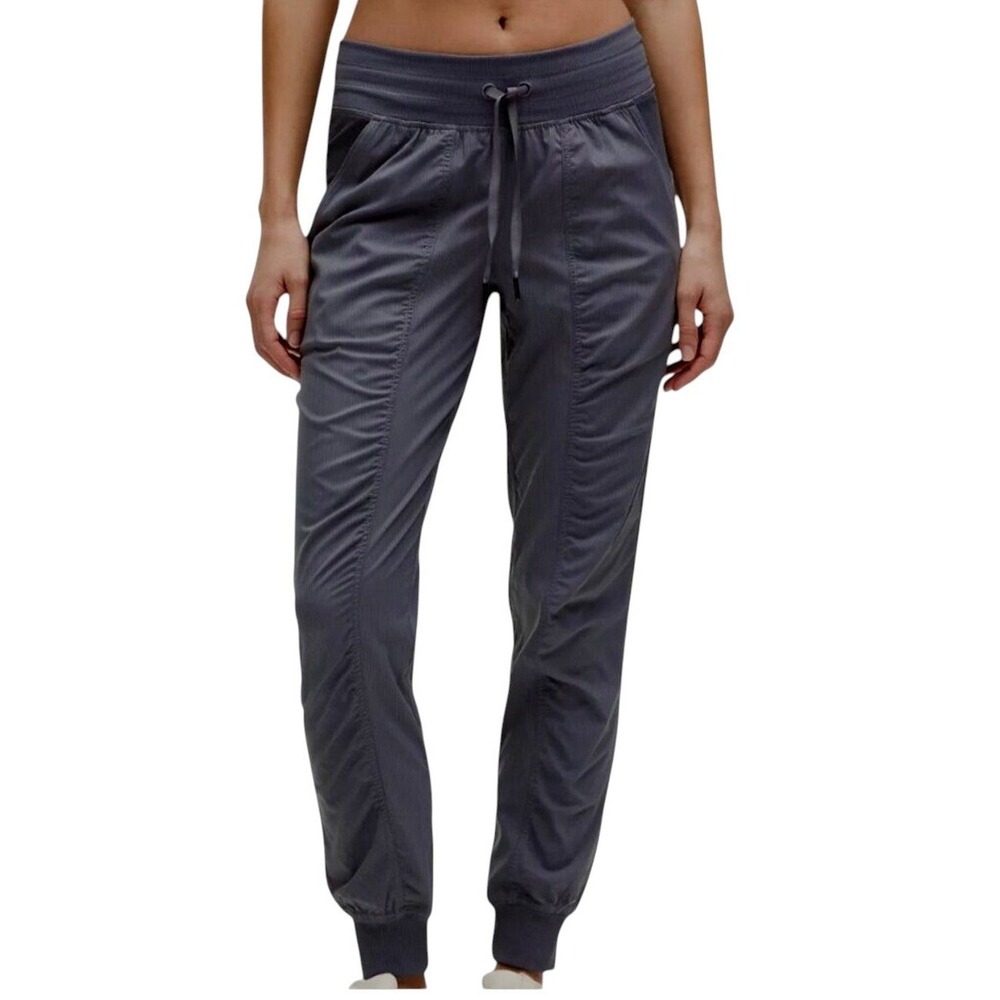Lululemon Studio Jogger Size 6 Grey Lightweight Athleisure Pants